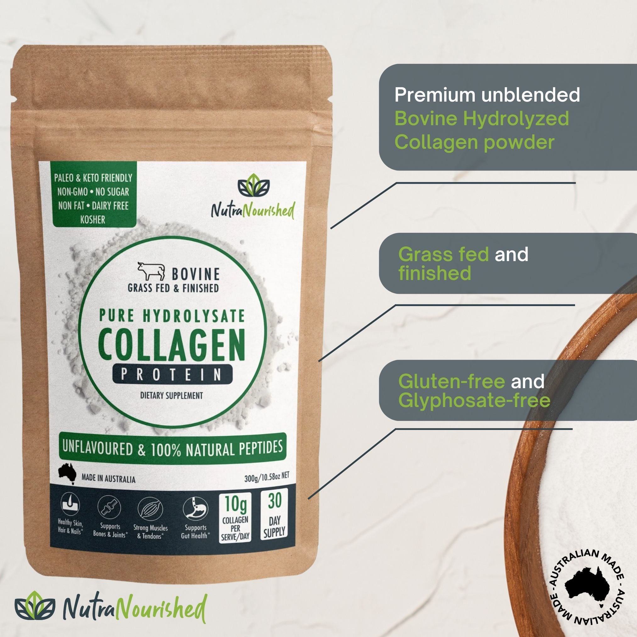 Bovine Collagen Peptides Powder Premium