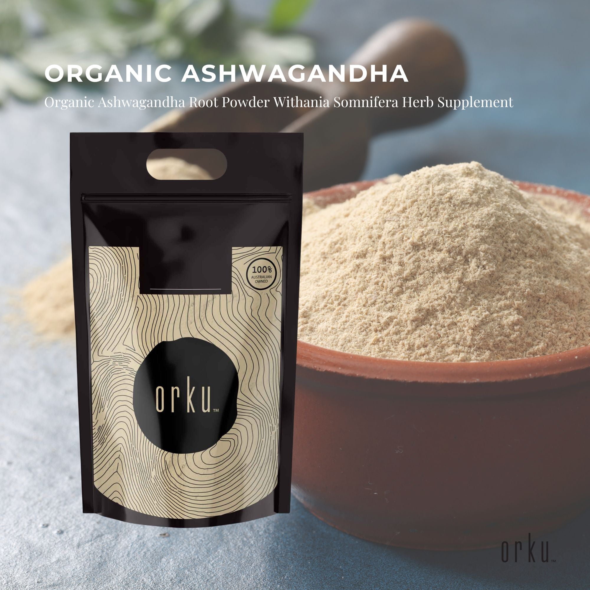 Bulk 10Kg Organic Ashwagandha Root Powder Withania Somnifera Herb Supplement - Health & Beauty > Nutrition &