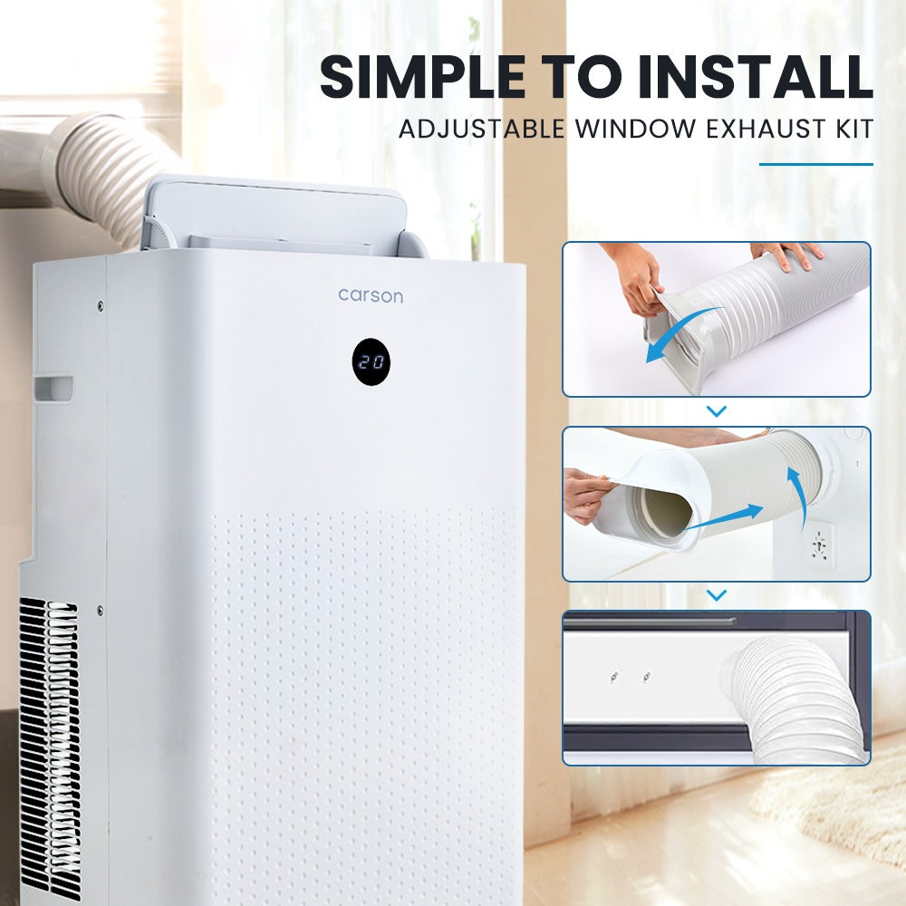 CARSON 3.5kW Portable Climate Control Air Conditioner, with Dehumidifier Mode & Fan Cooler