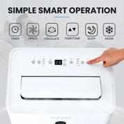 CARSON 3.5kW Portable Climate Control Air Conditioner, with Dehumidifier Mode & Fan Cooler