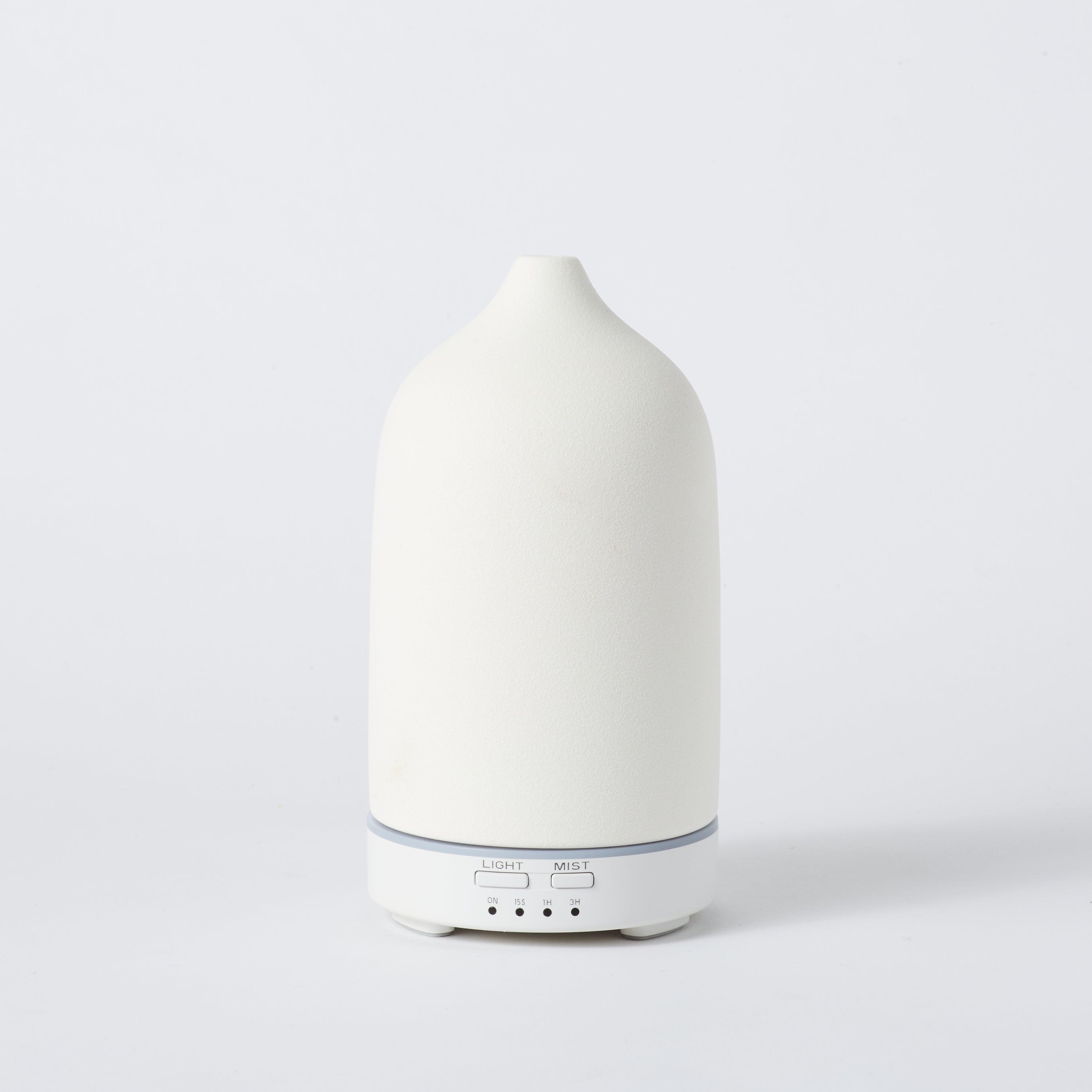 Ceramic Essential Oil Diffuser - Stone Matte Finish - Health & Beauty > Skincare > Facial Lotions & Moisturisers