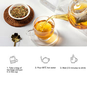 Chrysanthemum Cassia Seed Tea Bags 30 Count 150g Individual Package Herbal Tea Bags for Liver