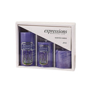 Classic Simple Cylindrical Scented Candles for Home Use Aromatherapy Decoration - Blue
