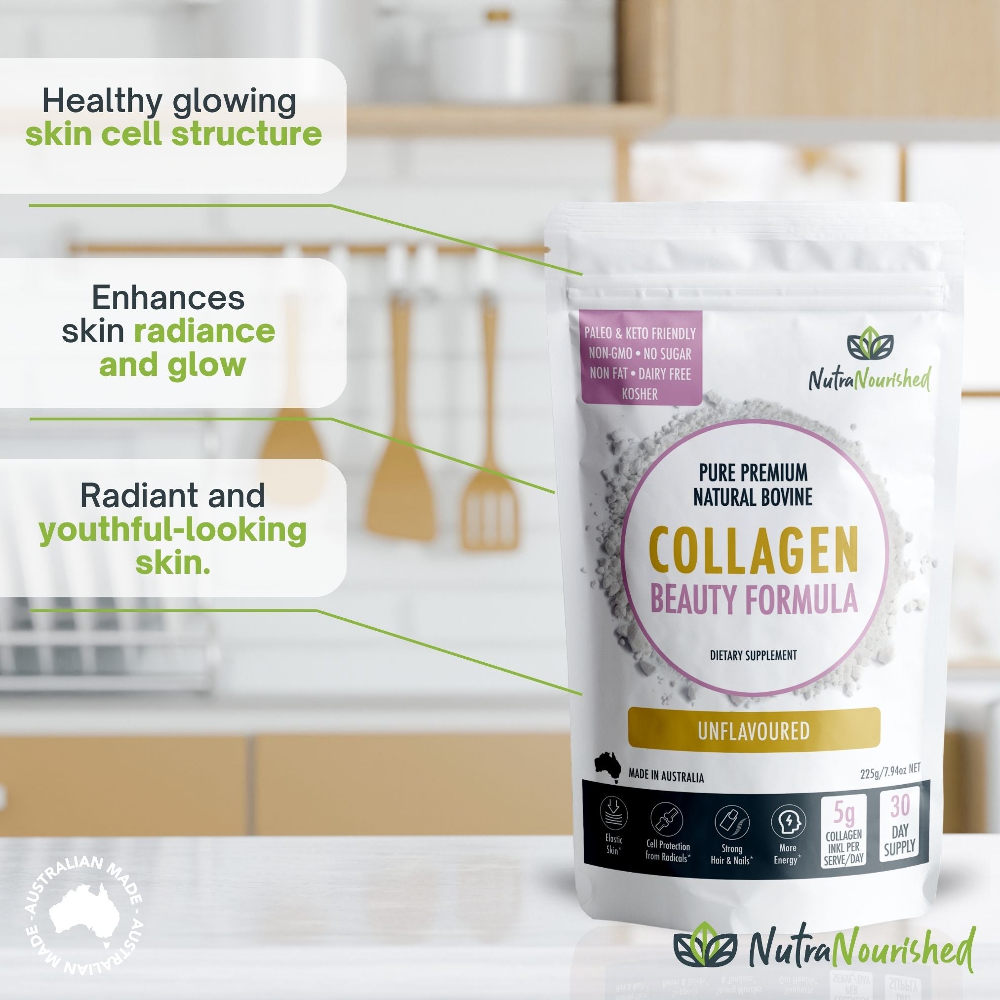 Collagen Beauty Formula Unflavoured - Health & Beauty > Nutrition & Supplements > Vitamins & Supplements