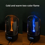 Creative Retro Flame Essential Oil Diffuser - Portable Humidifier for Office Bedroom & Camping - Appliances > Aroma