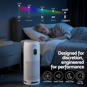 Devanti Air Purifier 4-Layer HEPA Filter White - Appliances > Aroma Diffusers & Humidifiers > Purifiers