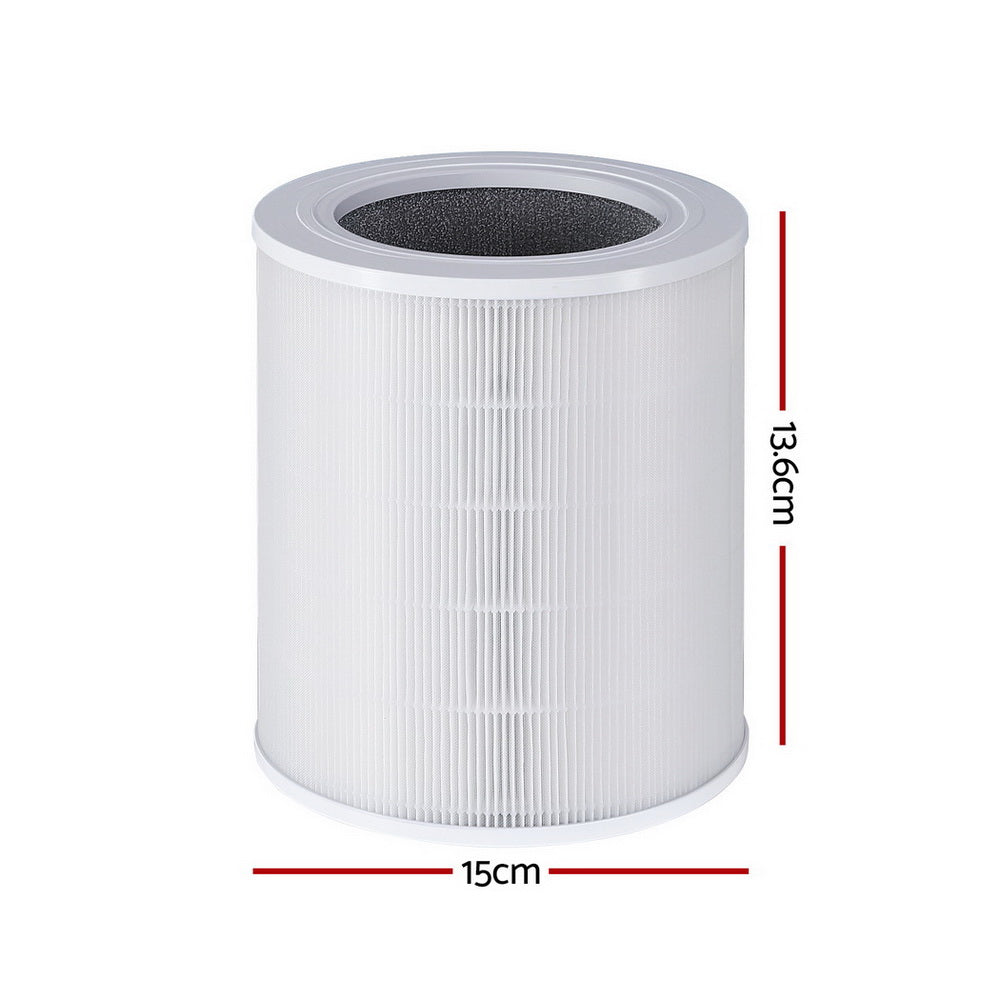 Devanti Air Purifier 4 Layers HEPA Replacement Filter - Appliances > Aroma Diffusers & Humidifiers > Purifiers