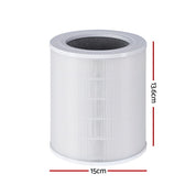 Devanti Air Purifier 4 Layers HEPA Replacement Filter - Appliances > Aroma Diffusers & Humidifiers > Purifiers