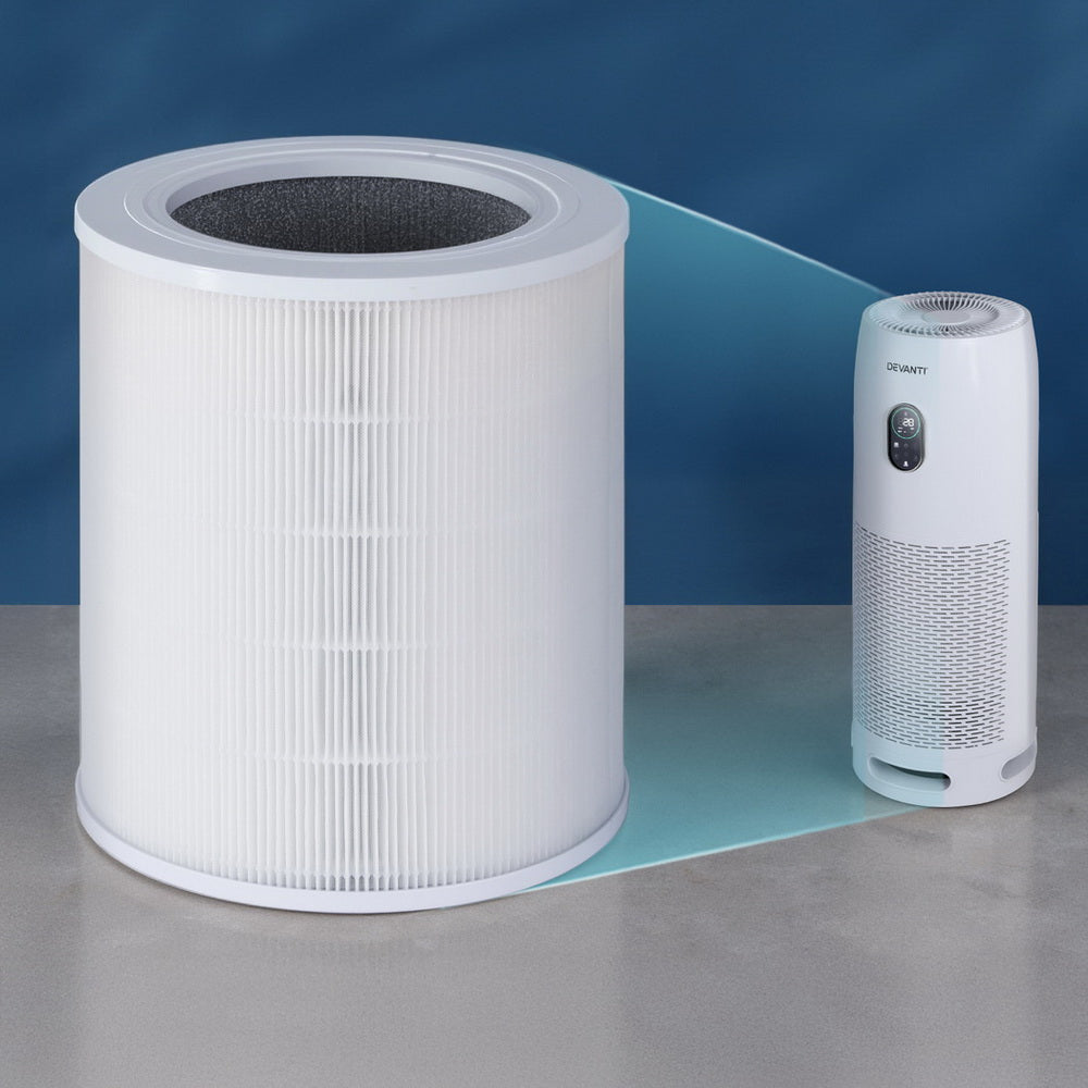 Devanti Air Purifier 4 Layers HEPA Replacement Filter - Appliances > Aroma Diffusers & Humidifiers > Purifiers