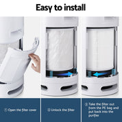 Devanti Air Purifier 4 Layers HEPA Replacement Filter - Appliances > Aroma Diffusers & Humidifiers > Purifiers