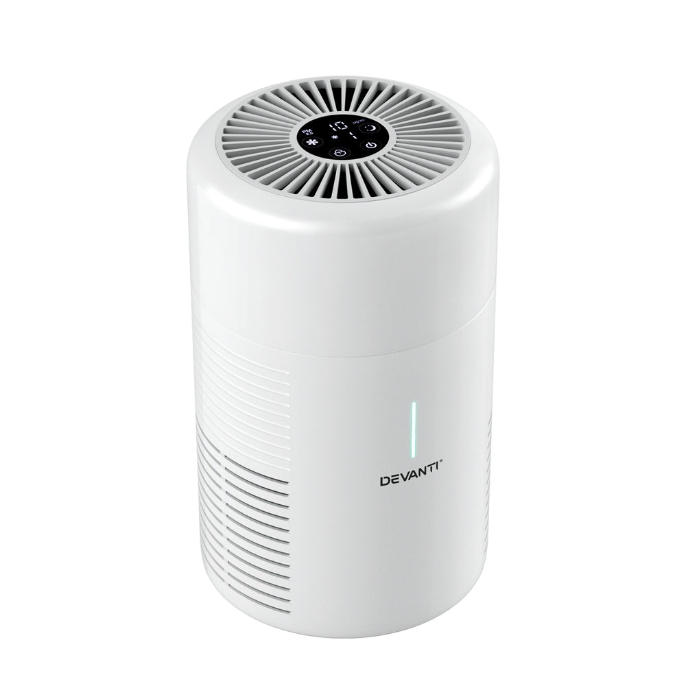 Devanti Air Purifier HEPA Filter Home Purifiers Dust Sensor PM2.5 Remover - Appliances > Aroma Diffusers & Humidifiers