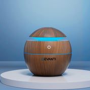 Devanti Aroma Diffuser Aromatherapy Dark Wood 130ml - Appliances > Aroma Diffusers & Humidifiers > Aroma Diffusers