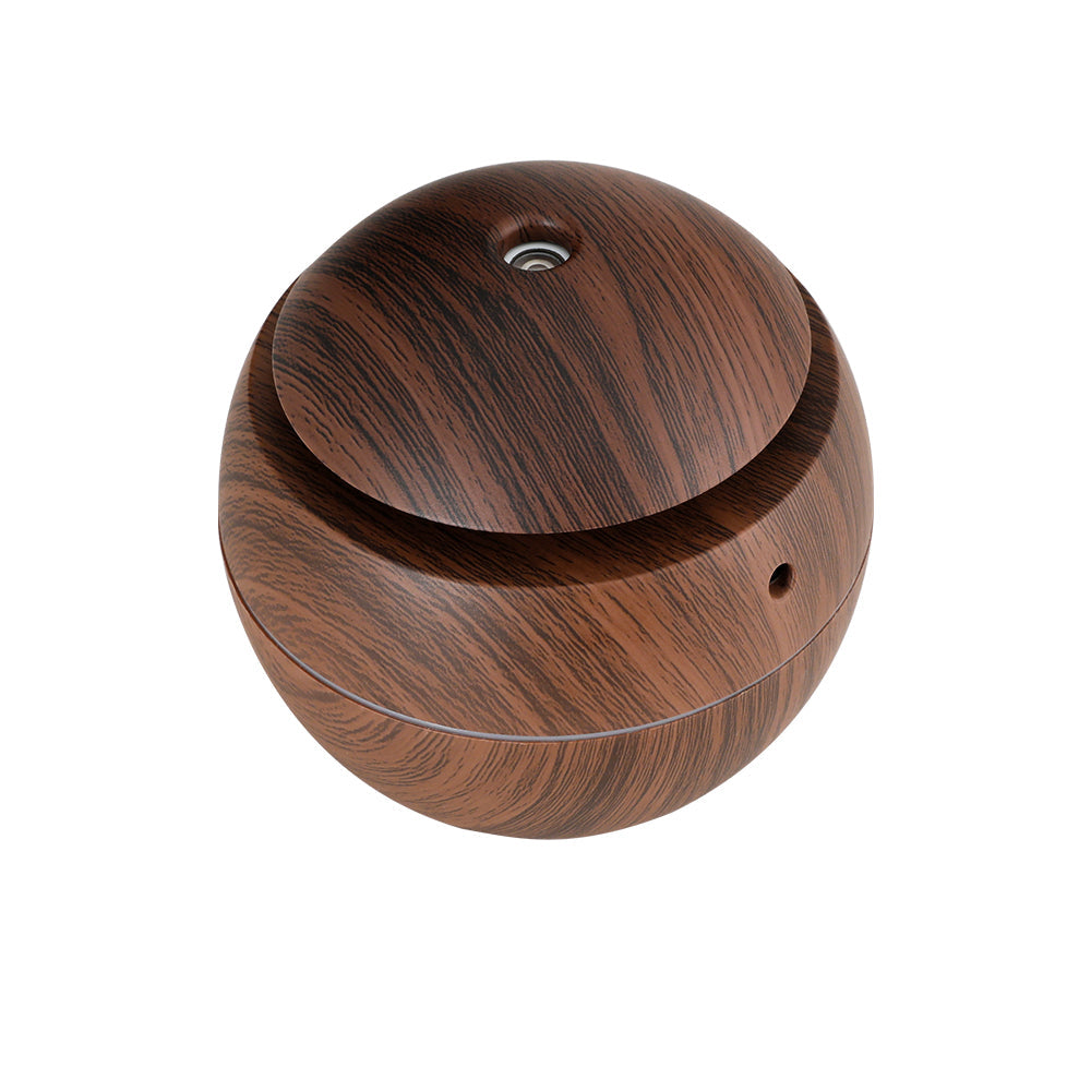 Devanti Aroma Diffuser Aromatherapy Dark Wood 130ml - Appliances > Aroma Diffusers & Humidifiers > Aroma Diffusers