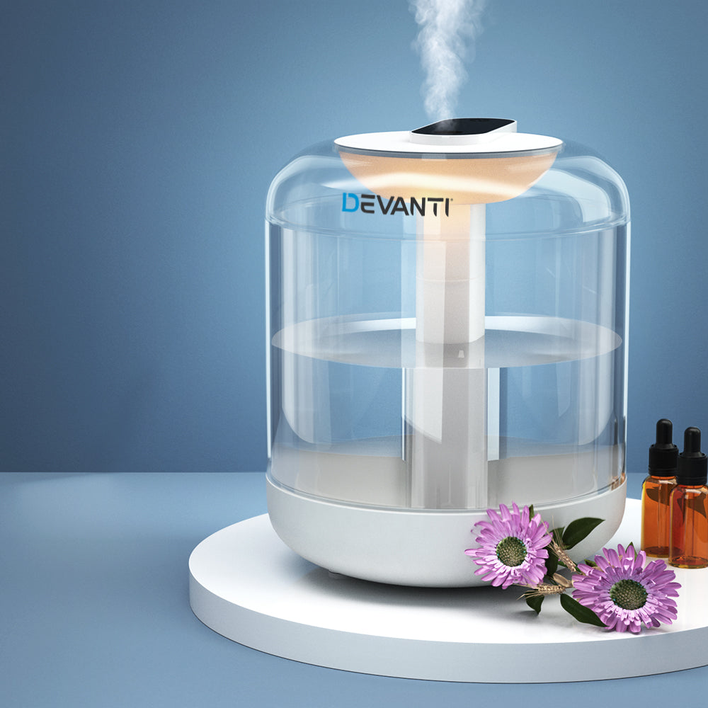 Devanti Aroma Diffuser Aromatherapy Humidifier 1L - Appliances > Aroma Diffusers & Humidifiers > Aroma Diffusers