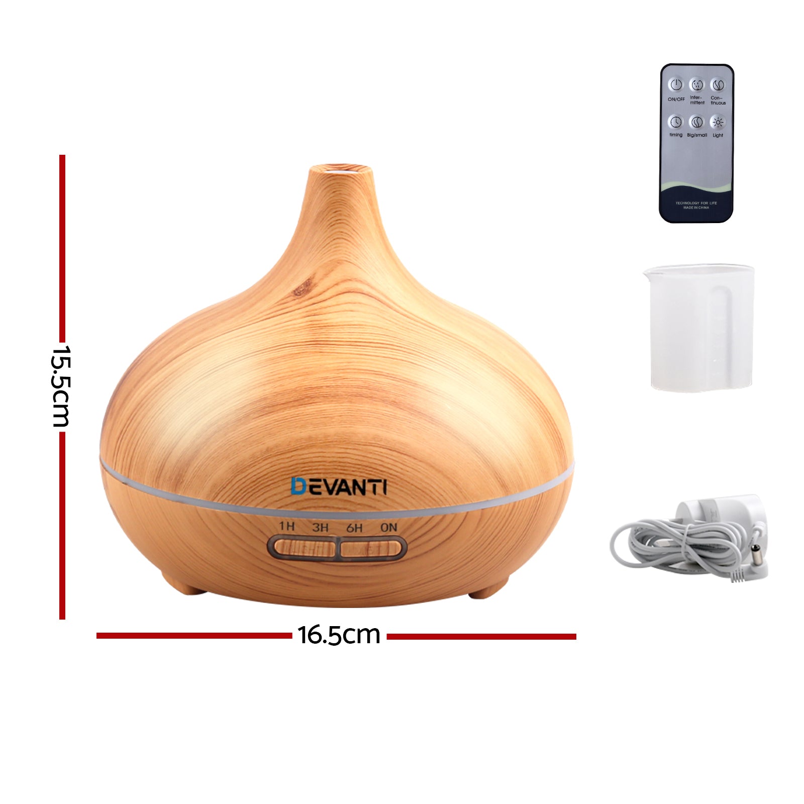 Devanti Aroma Diffuser Aromatherapy Humidifier 300ml - Appliances > Aroma Diffusers & Humidifiers > Aroma Diffusers