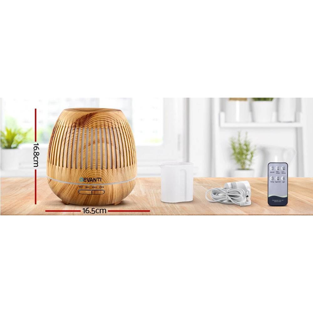 Devanti Aroma Diffuser Aromatherapy Humidifier 400ml - Appliances > Aroma Diffusers & Humidifiers > Aroma Diffusers