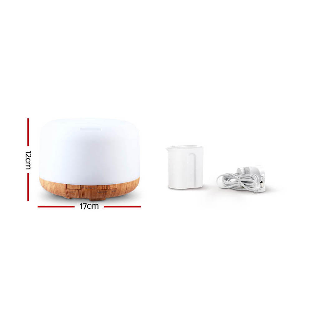 Devanti Aroma Diffuser Aromatherapy Humidifier 500ml - Appliances > Aroma Diffusers & Humidifiers > Aroma Diffusers