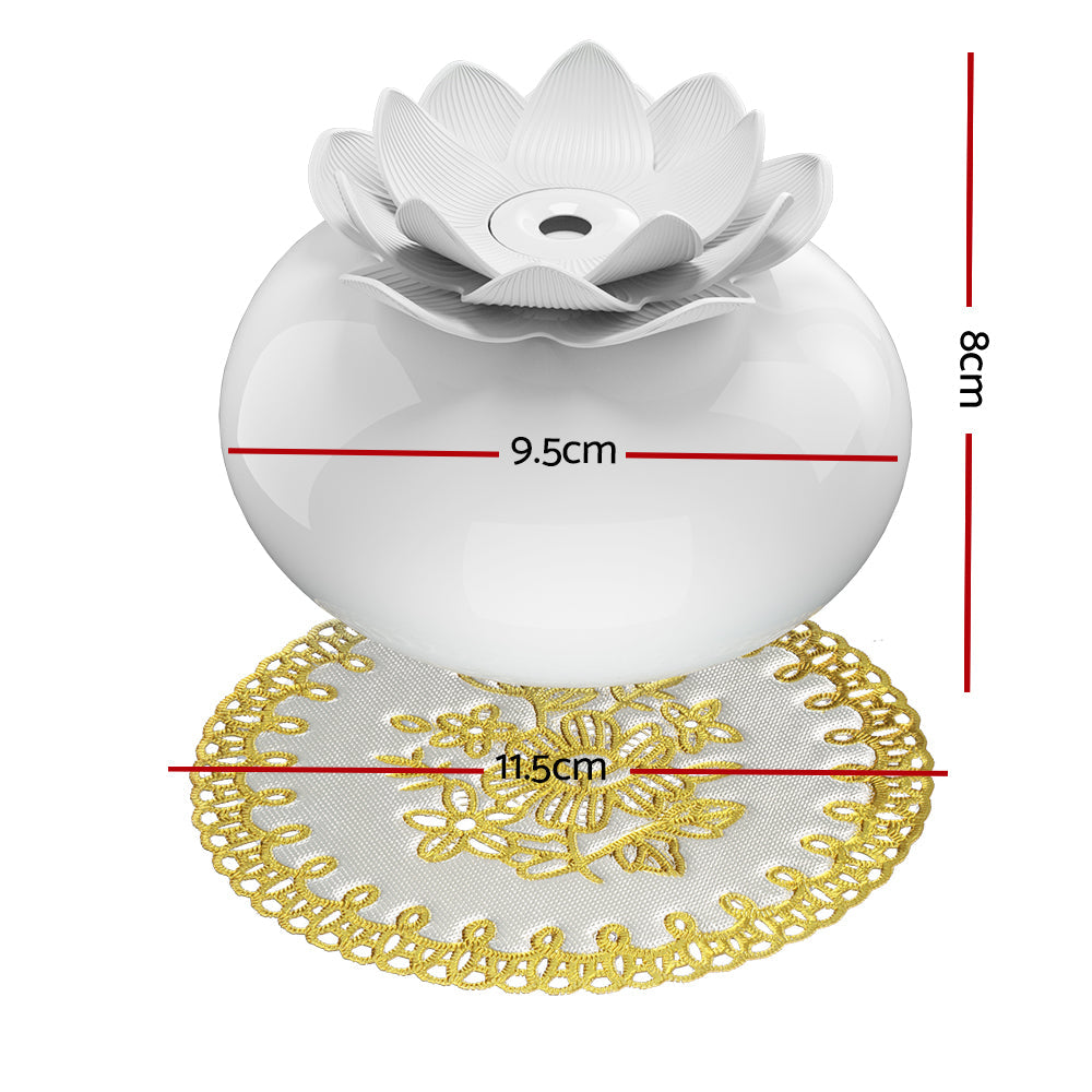 Devanti Aroma Diffuser Aromatherapy Lotus 200ml - Appliances > Aroma Diffusers & Humidifiers > Aroma Diffusers