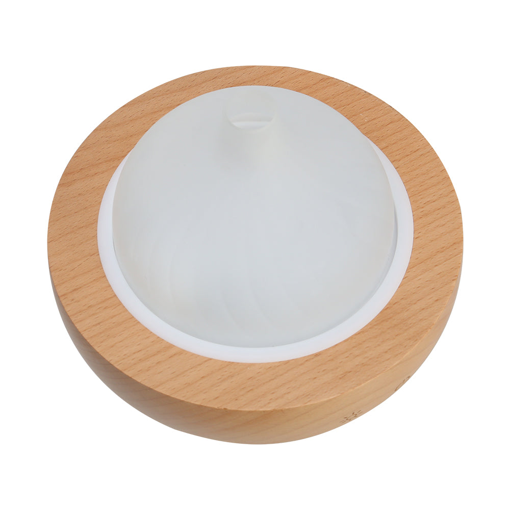Devanti Aroma Aromatherapy Diffuser LED Oil Ultrasonic Air Humidifier Glass Wood - Appliances > Aroma Diffusers &