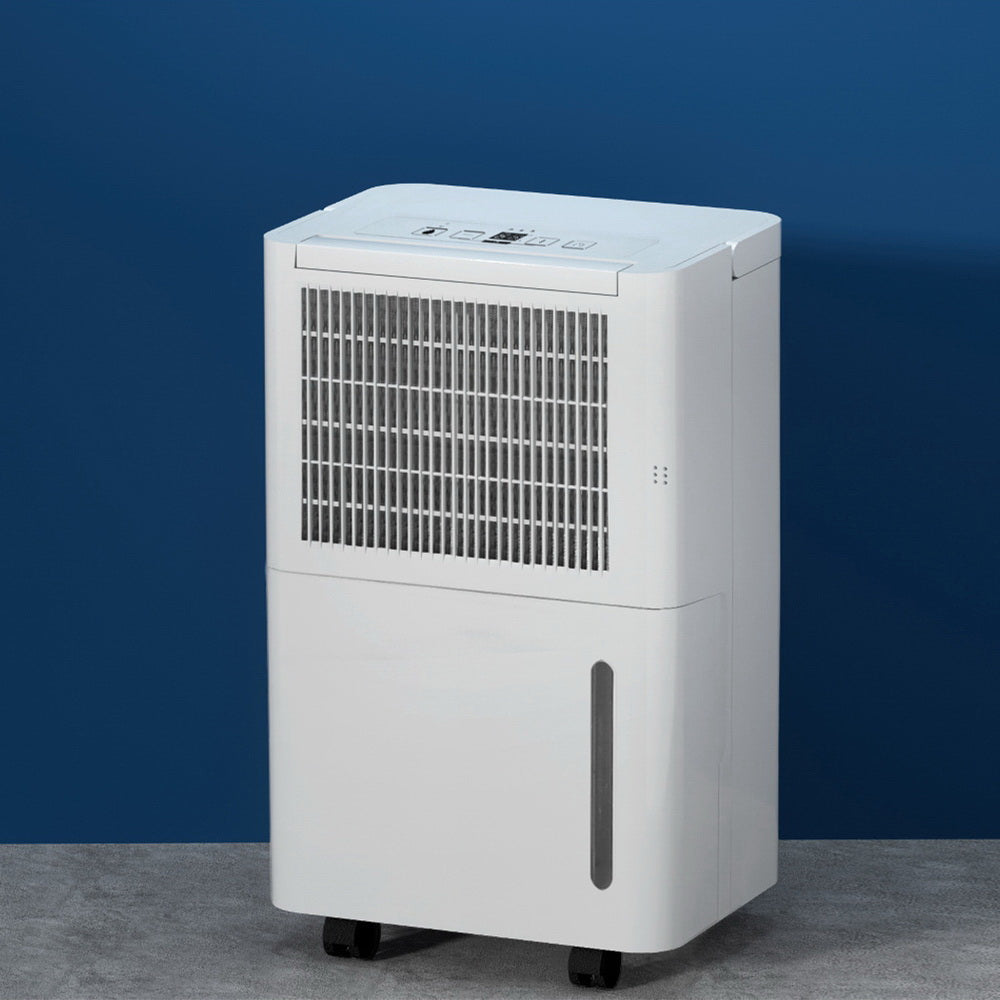 Devanti Dehumidifier 12L Air Purifier White - Appliances > Aroma Diffusers & Humidifiers > Dehumidifiers