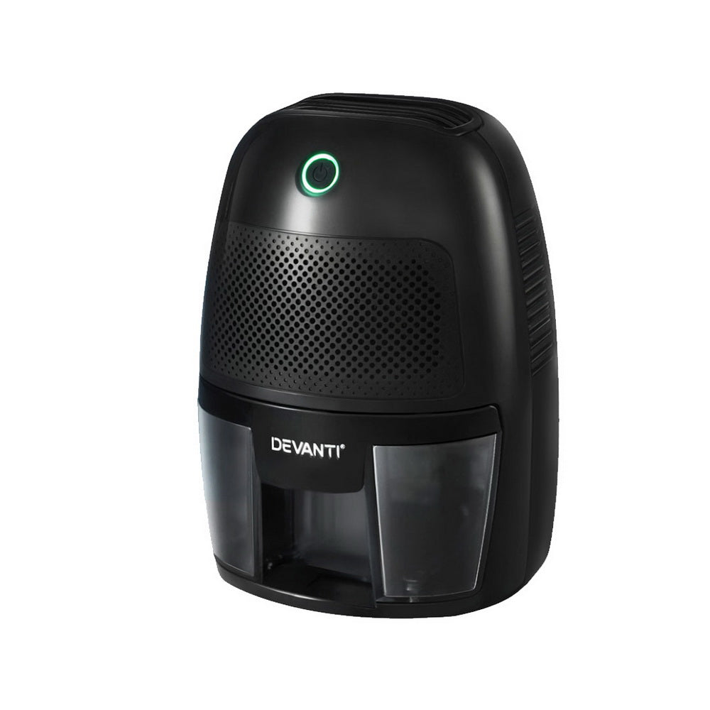 Devanti Dehumidifier 600ML Air Purifier Black - Appliances > Aroma Diffusers & Humidifiers > Dehumidifiers