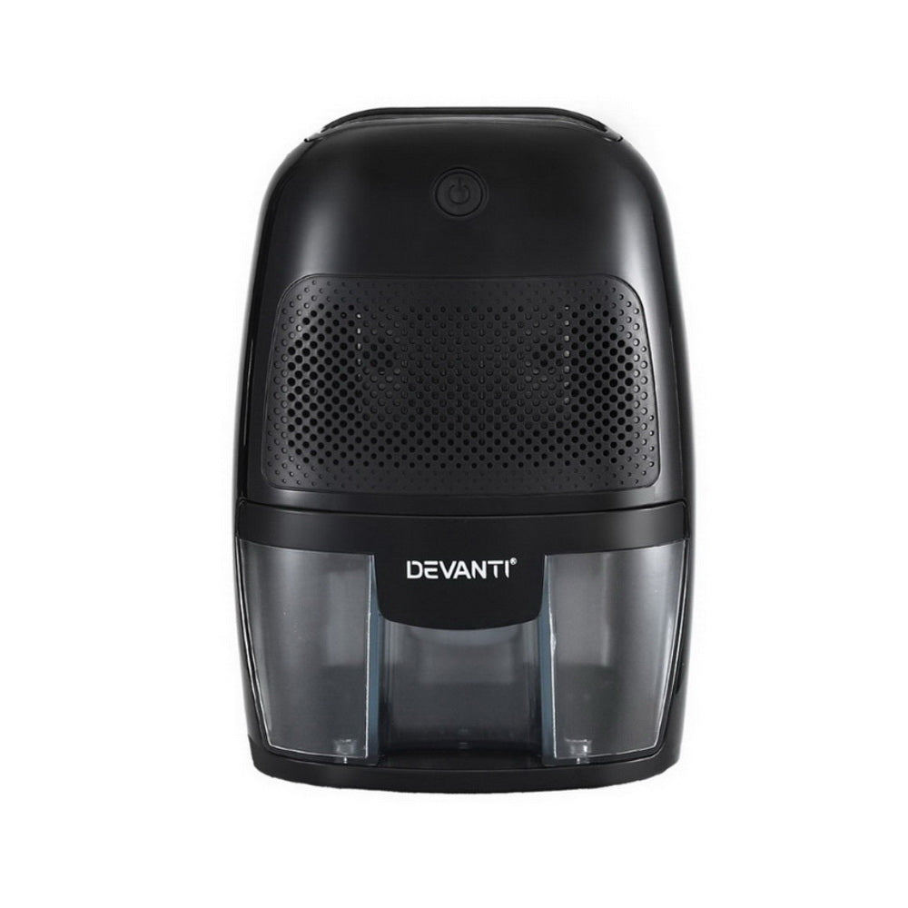 Devanti Dehumidifier 600ML Air Purifier Black - Appliances > Aroma Diffusers & Humidifiers > Dehumidifiers
