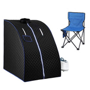 Devanti home steam portable Premium Home Sauna Tent and chair