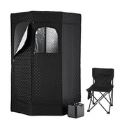 Devanti home steam portable Premium Home Sauna Tent and chair