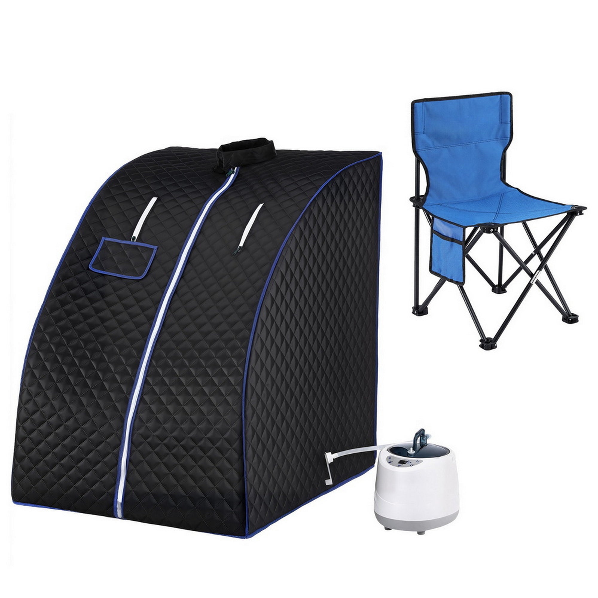 Devanti home steam portable Premium Home Sauna Tent and chair