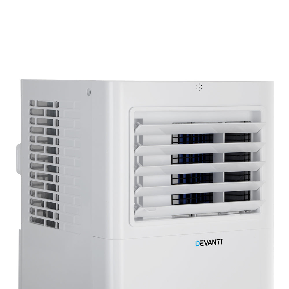 Devanti Portable Air Conditioner 7000BTU Cooling Mobile Fan Cooler Dehumidifier - Appliances > Air Conditioners >