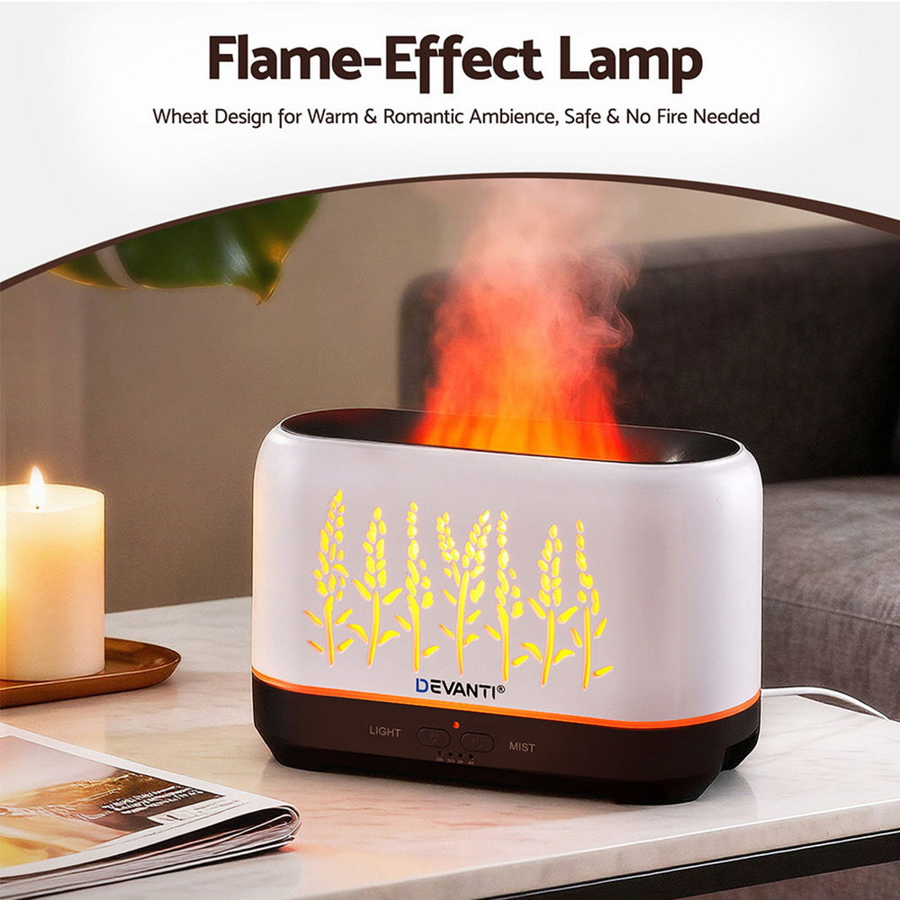 Devanti Premium Aromatherapy Diffuser Aromatherapy Flame 200ml