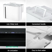 Devanti Dehumidifier 20L Air Purifier White - Appliances > Aroma Diffusers & Humidifiers > Dehumidifiers