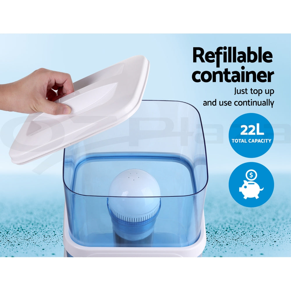 Devanti Premium Water Cooler Dispenser 22L Filter Bottle