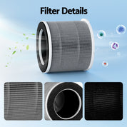 Devanti Replacement Filter Air Purifier HEPAh11 Filters Carbon 3-layer - Appliances > Aroma Diffusers & Humidifiers >