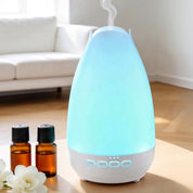 Devanti Ultrasonic Essential Oil Premium Aromatherapy Diffuser Aromatherapy Cool Mist Humidifier w/ LED Light 300ml