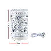 Devanti Ultrasonic Premium Aromatherapy Diffuser Aromatherapy 100ml LED Lights Iron Humidifier Forest