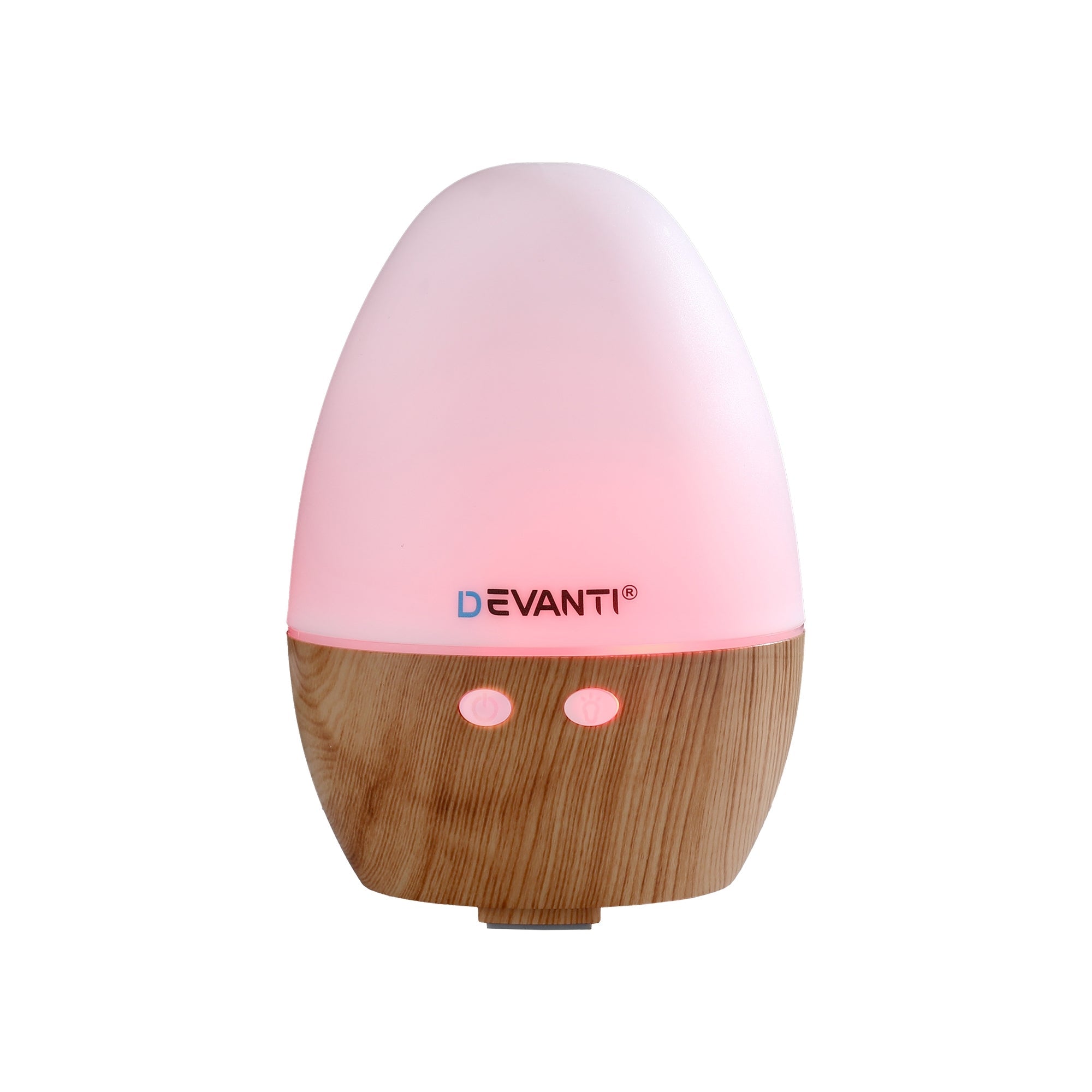 Devanti Ultrasonic Premium Aromatherapy Diffuser Aromatherapy 130ml LED Lights Iron Humidifier Forest