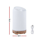 Devanti Ultrasonic Premium Aromatherapy Diffuser Aromatherapy 200ml LED Lights Iron Humidifier Forest