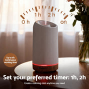 Devanti Ultrasonic Premium Aromatherapy Diffuser Aromatherapy 200ml LED Lights Iron Humidifier Forest