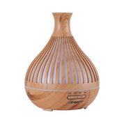 Devanti Ultrasonic Premium Aromatherapy Diffuser Aromatherapy 400ml LED Lights Iron Humidifier Forest Light wood grain