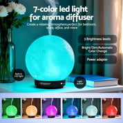 Devanti Ultrasonic Premium Aromatherapy Diffuser Aromatherapy Moon Lamp 100ml