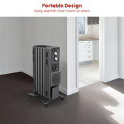 Dimplex Oil Free 1.5kW Column Heater w/ Turbo Fan and Timer in Black