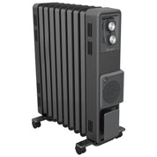 Dimplex Oil Free 2.4kW Column Heater w/ Thermostat and Turbo Fan in Black