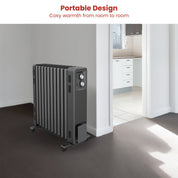 Dimplex Oil Free 2.4kW Column Heater w/ Thermostat in Black