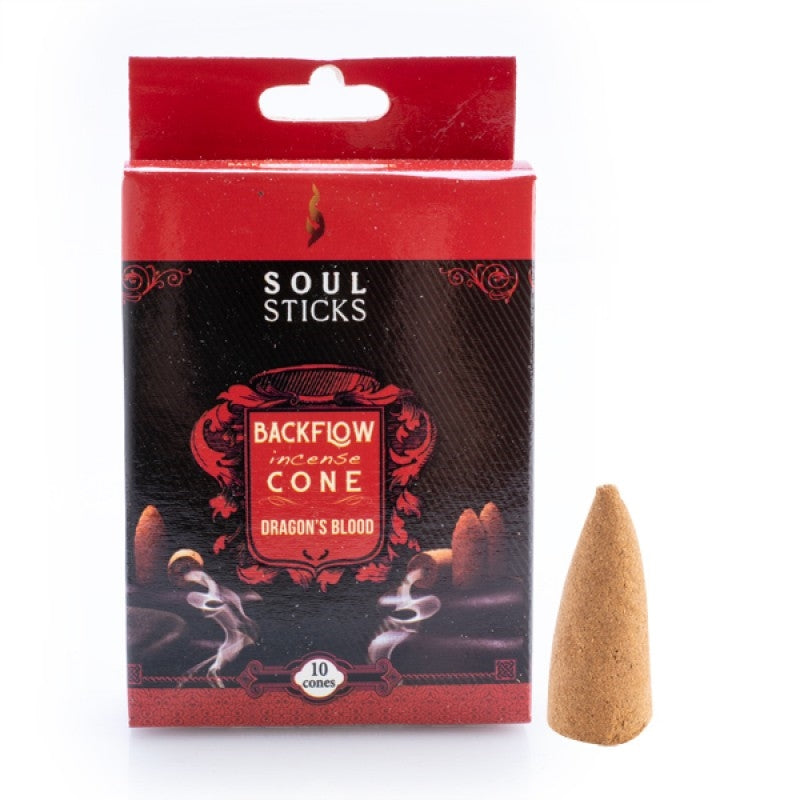 dragons blood incense cones in red box