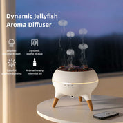 Dynamic Jellyfish Premium Aromatherapy Diffuser with Timer, Ambient Lighting, and Adjustable Mist Modes
