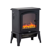 Electric 1000W to 2000W Fireplace Heater with Realistic Log Flame Display