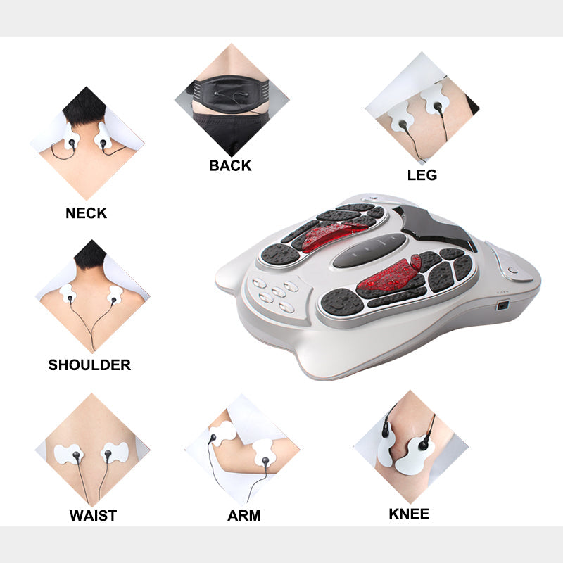 Electromagnetic Therapeutic Foot Massager Wave Pulse Massage Machine
