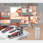 Electromagnetic Therapeutic Foot Massager Wave Pulse Massage Machine