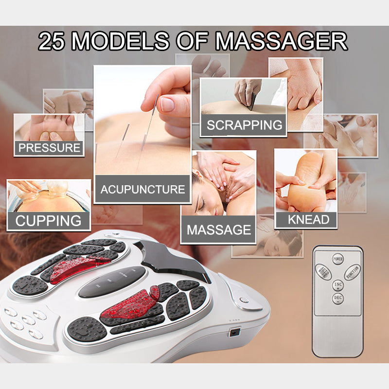 Electromagnetic Therapeutic Foot Massager Wave Pulse Massage Machine